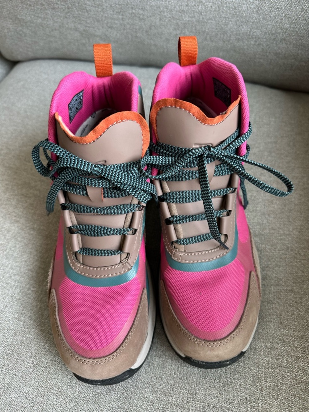 Teva Pink and Teal Trail Sneaker